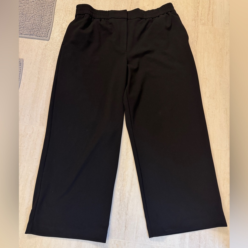 Nine West - Women's Black Wide-Leg Pants